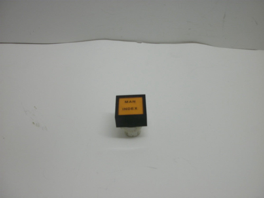 TELEMECANIQUE SQUARE PUSH BUTTON ONLY.( MAN INDEX )ILLUMINATED