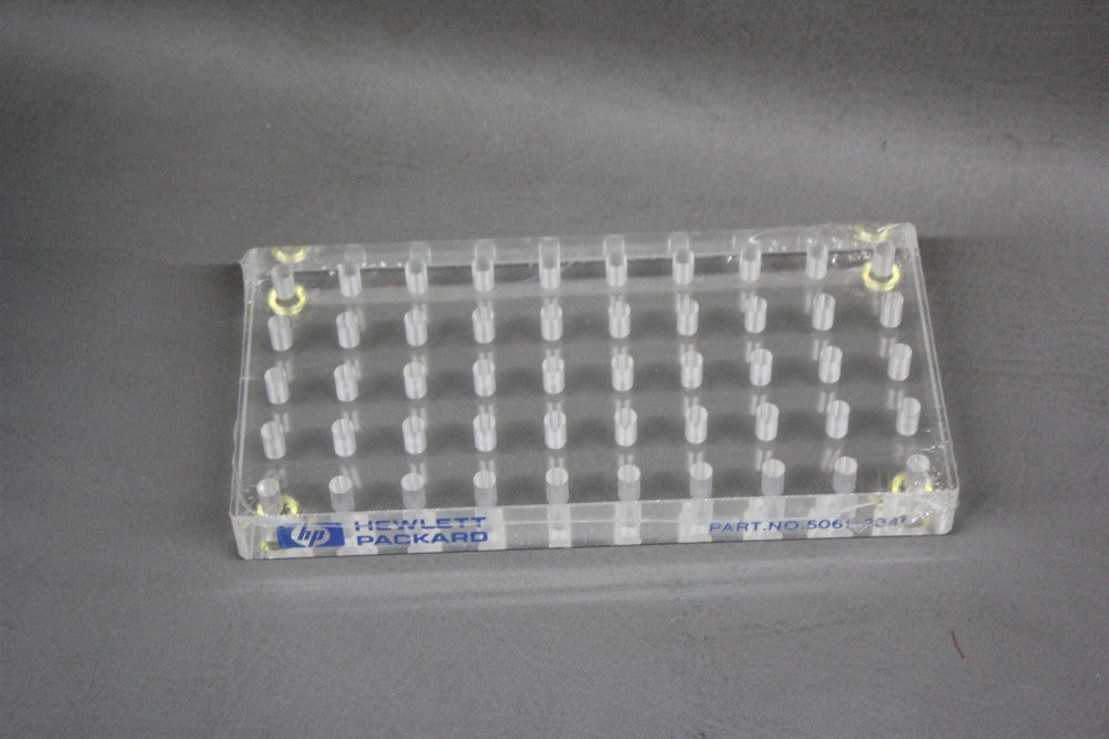 NEW HEWLETT PACKARD HP 50 WELL CLEAR PLEXIGLASS VIAL TRAY 5061-3349