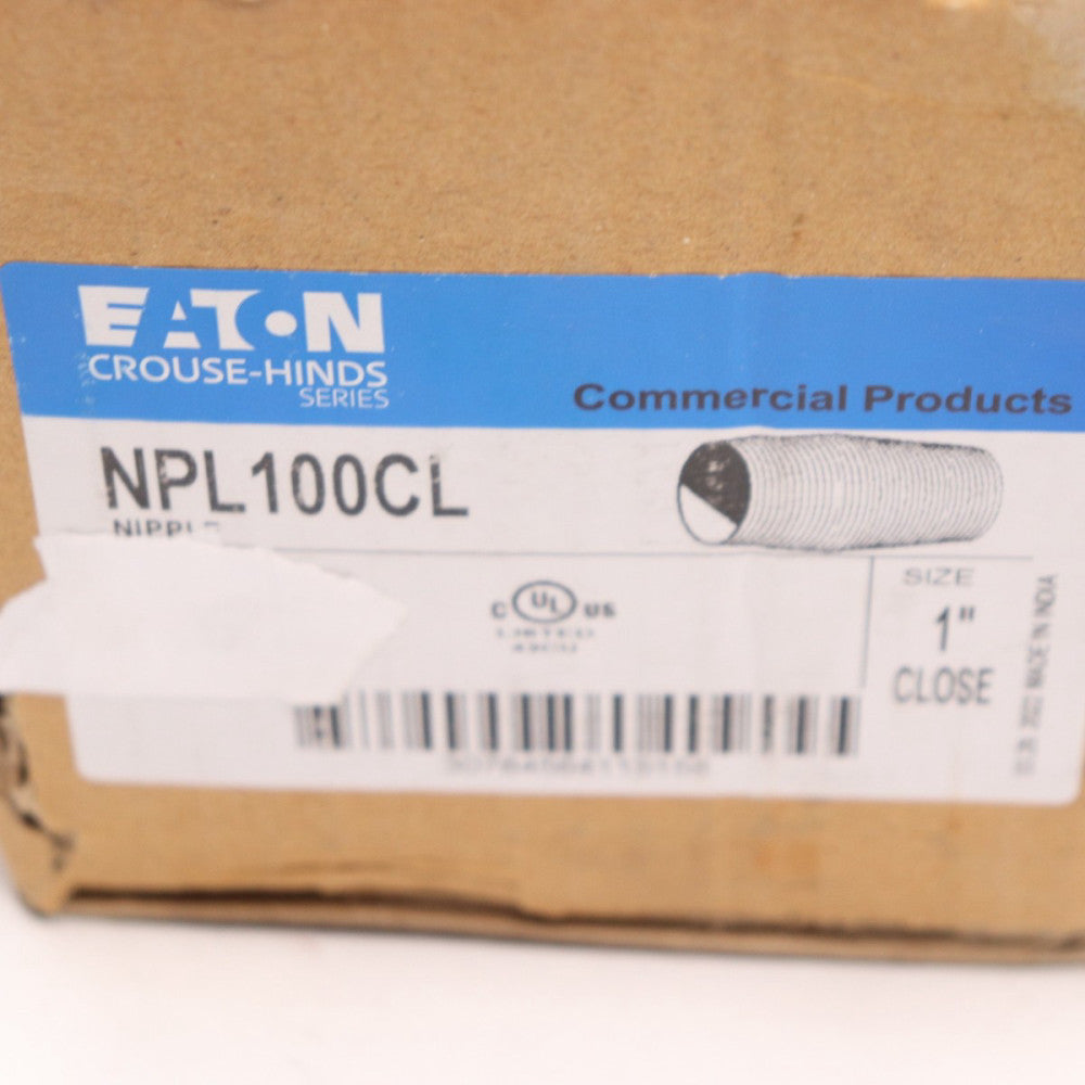 Eaton Crouse Hinds Conduit Nipple Galvanized 1" X 1-1/2"  NPL100CL