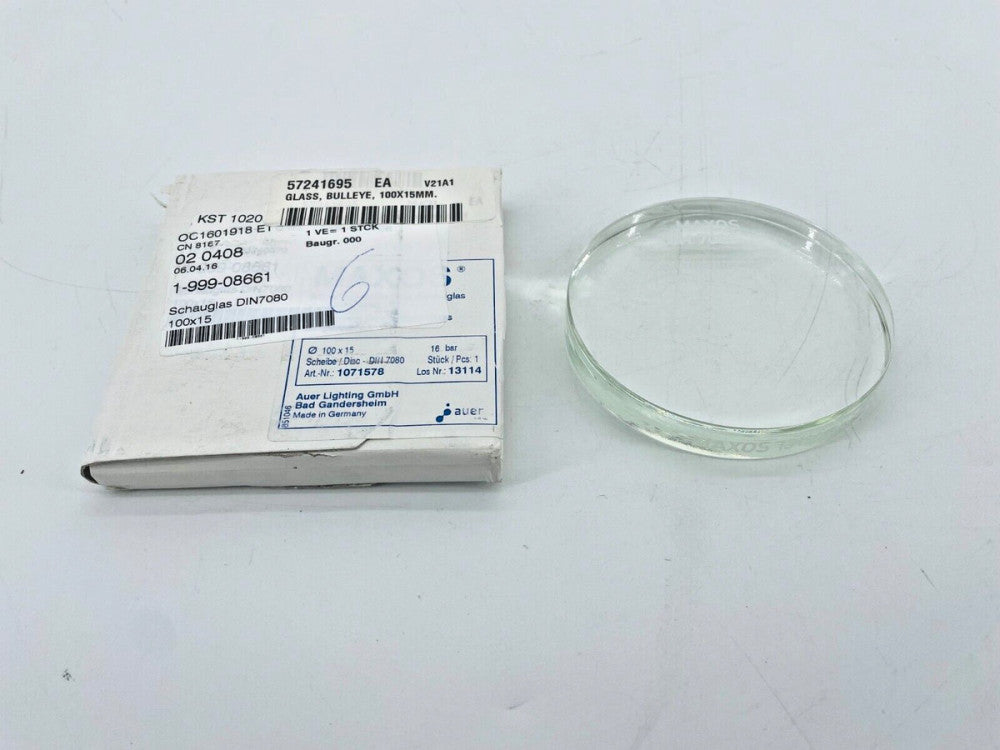 New Maxos DIN 7080-16 Sight Glass 100mm X 15mm 1071578