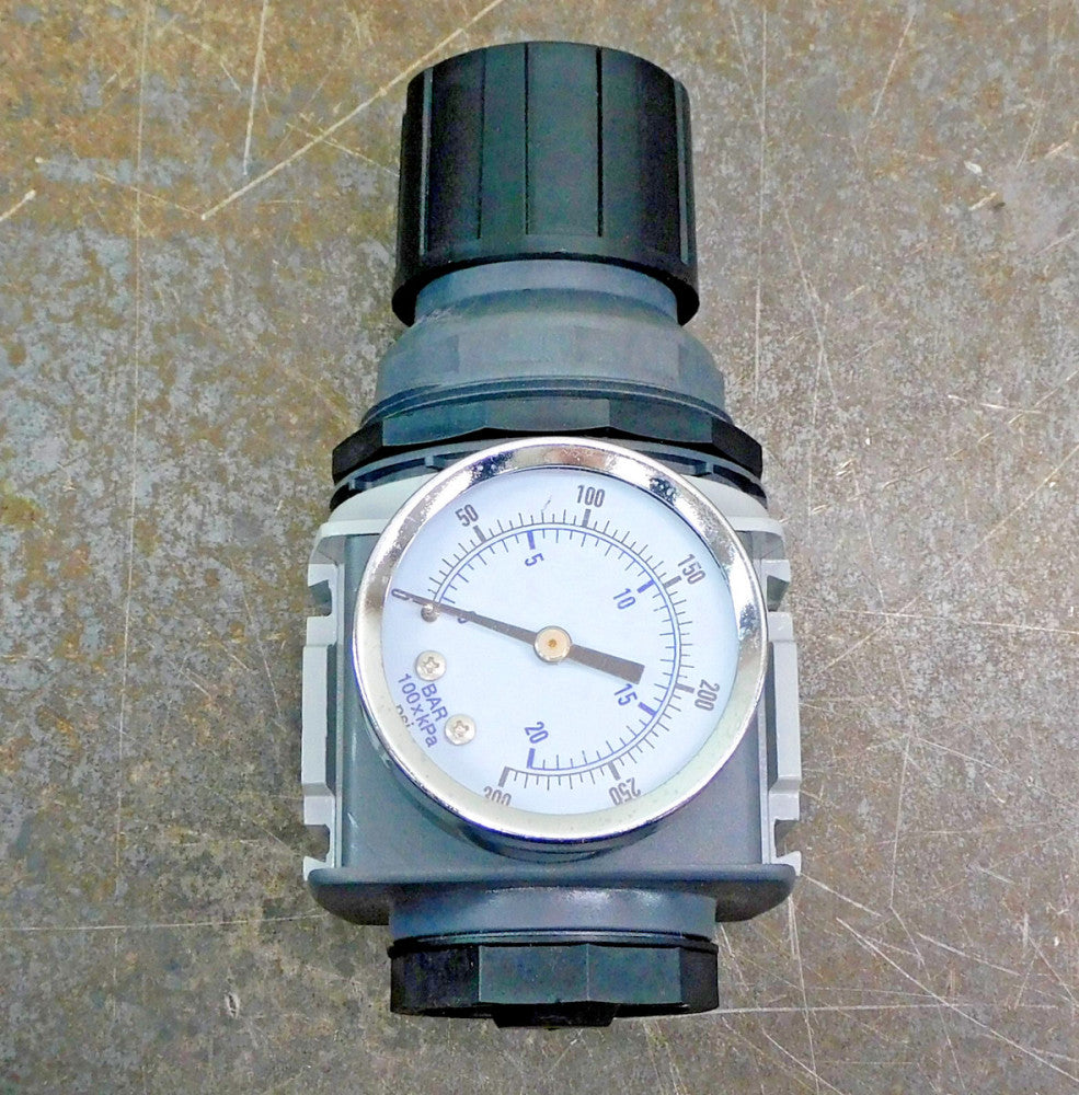 Parker P33RA96BNJP Pneumatic Regulator 1" NPT  w/ USA 4-Way Fitting 2" NPT