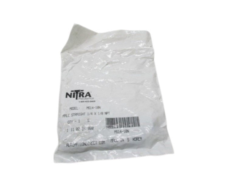 NITRA MS14-18N MALE STRAIGHT CONNECT (PK OF 5)  NSMP