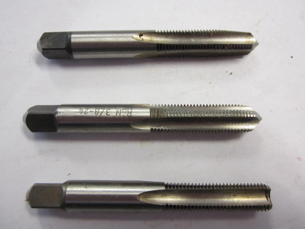 R&N (25530) HSS 2 Flute 3 Piece Taper Set #0-80 H2 UNF Bottoming Plug & Taper