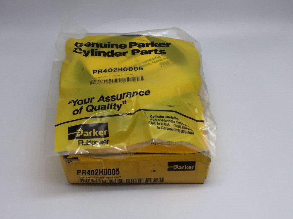 NEW Parker PR402H0005 Viton Piston Ring Kit, Bore 4" 