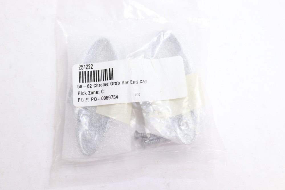 Cap Screws Chrome 251222 -2 Pack 