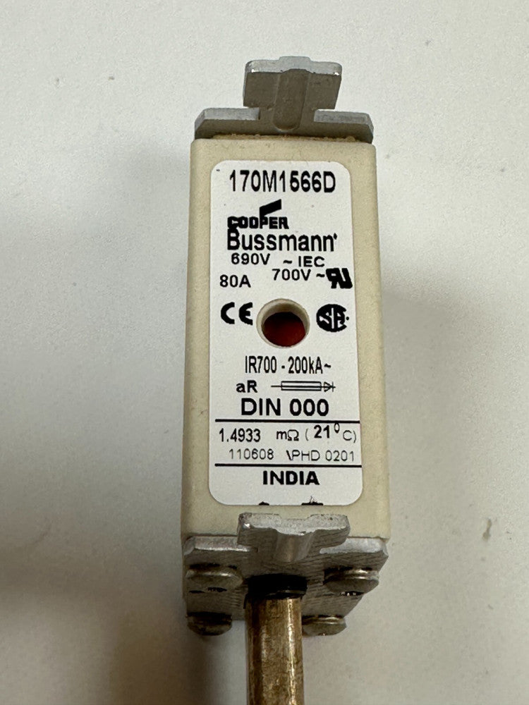 EATON Bussman Cooper 170M1566D Fuse 80A/690V - New Fast Ship from USA