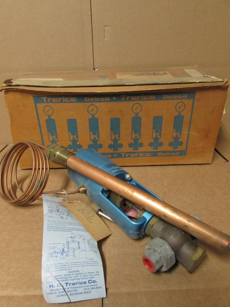 H.O. TRERICE, 91000A, 3/4" OPERATING TEMPERTURE REGULATOR, 20-70*F, NIB! M/O!!