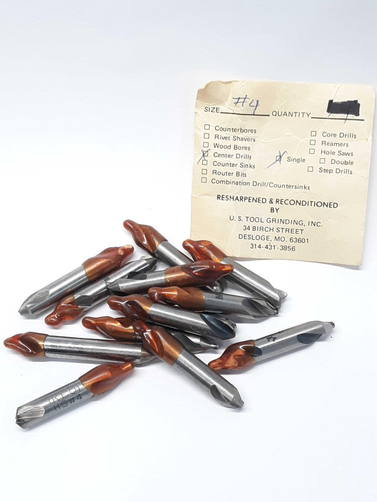 KEO HS#4 Center Drill Lot of 13