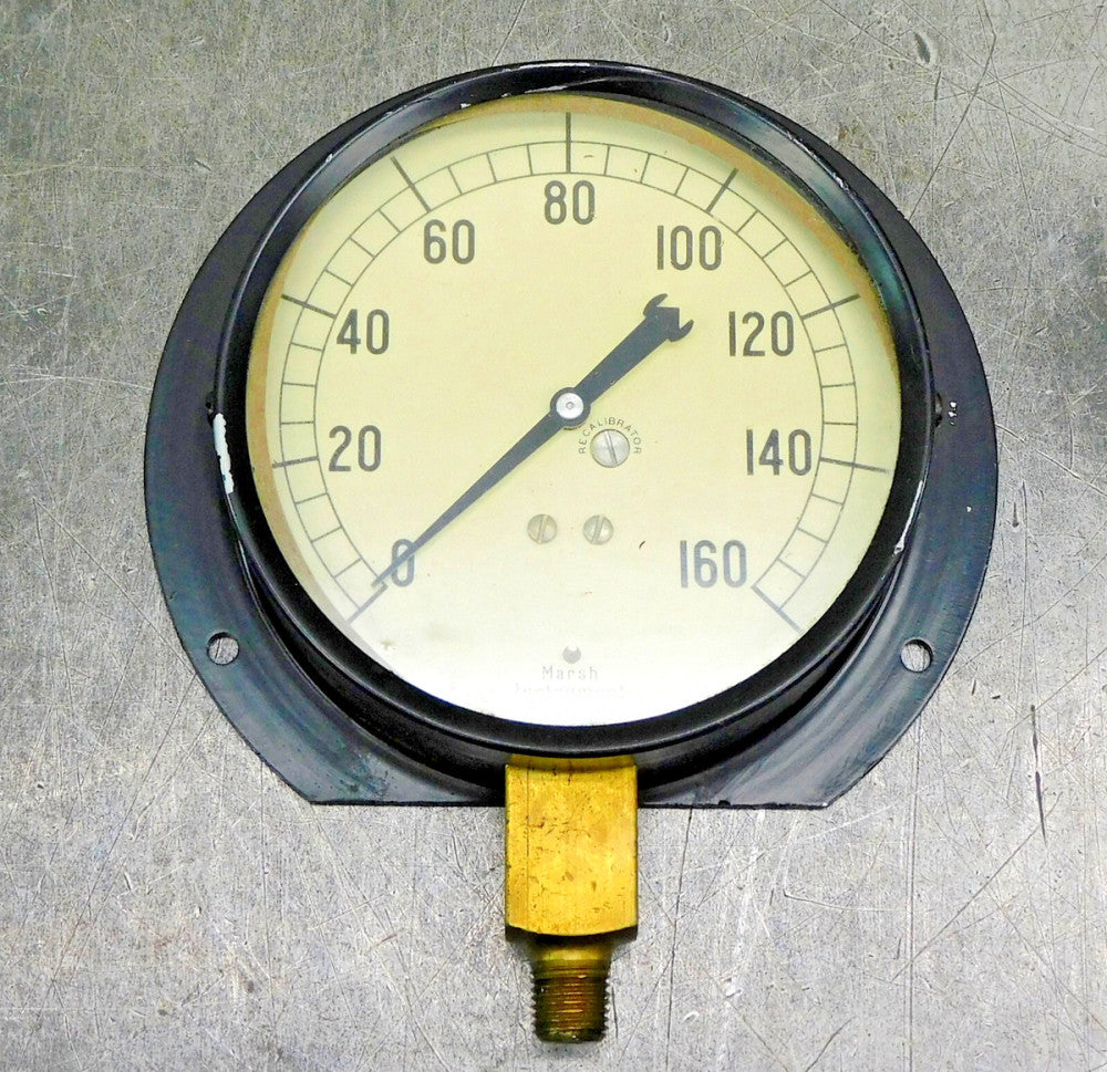 Marsh Instrument Company Pressure Gauge 0-160 PSI 1/4" NPT