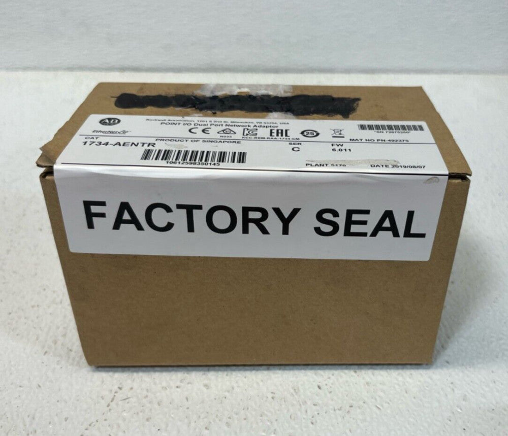Allen-Bradley 1734-AENTR SER C FW 6.011 Point I/O Dual Port Network Adaptor