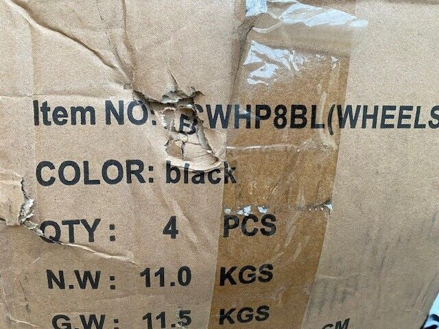 Caster Set BCWHP8BL