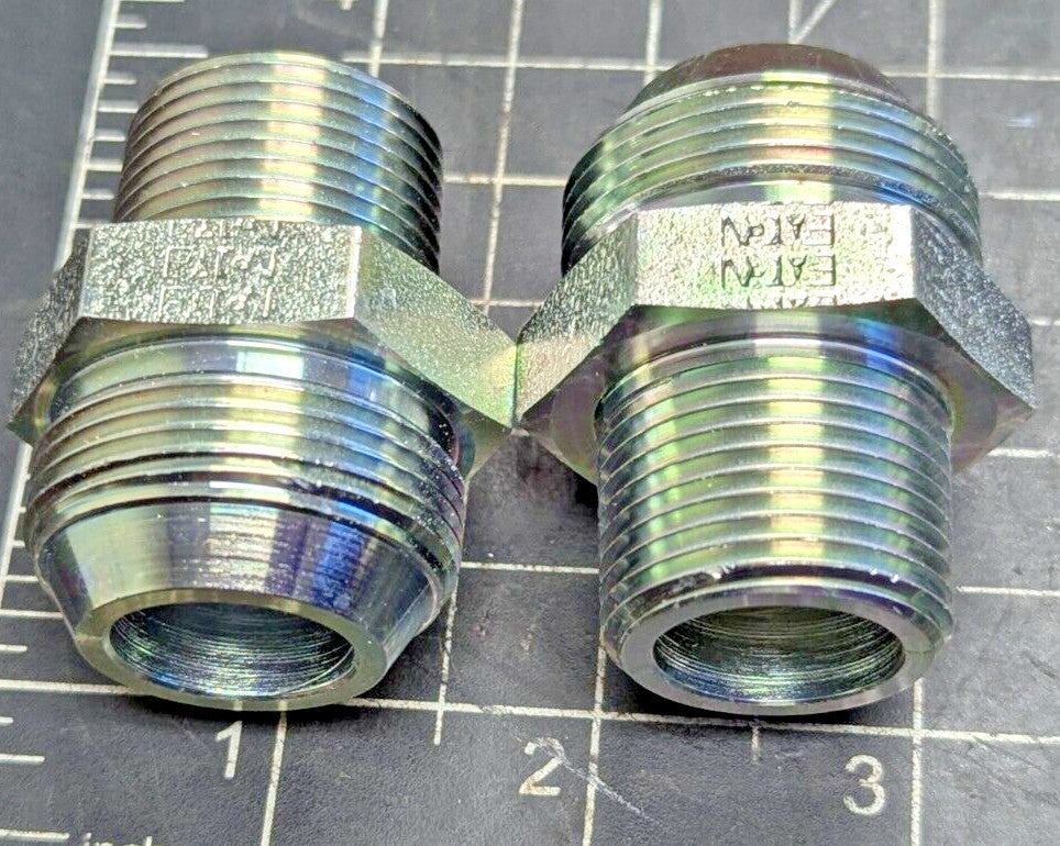 2 Pipe Adapter 1" Male 37° Flare JIC x  3/4" Male NPT 2404-12-16 Aeroquip [Z2S4]