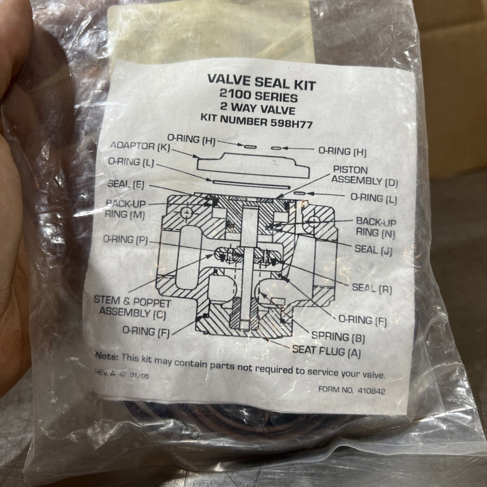ROSS CONTROLS 598H77 Valve Seal Kit Nos Surplus
