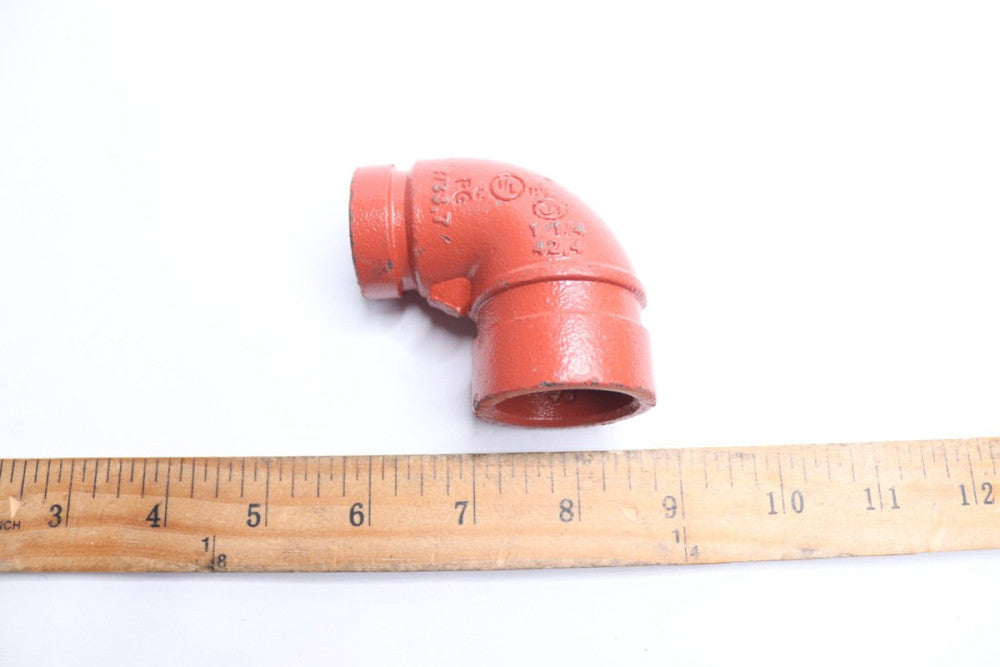 Victaulic 90 Degree Elbow Ductile Iron 1-1/4" x 1" 65