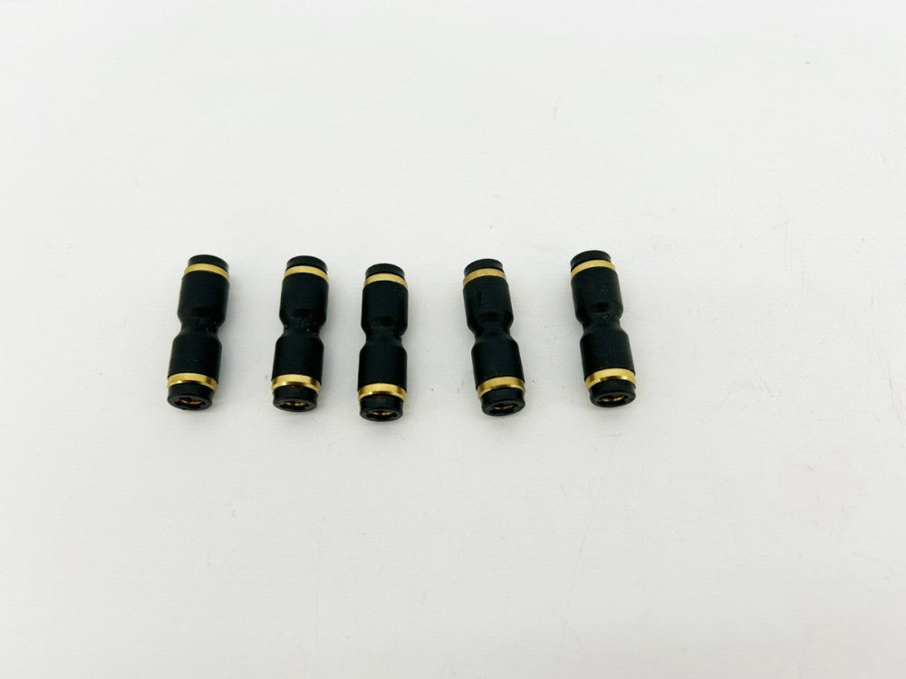Lot of 5 New Lawson 87639 Unions, 3/16" Tube OD, Glass Reinforced Nylon