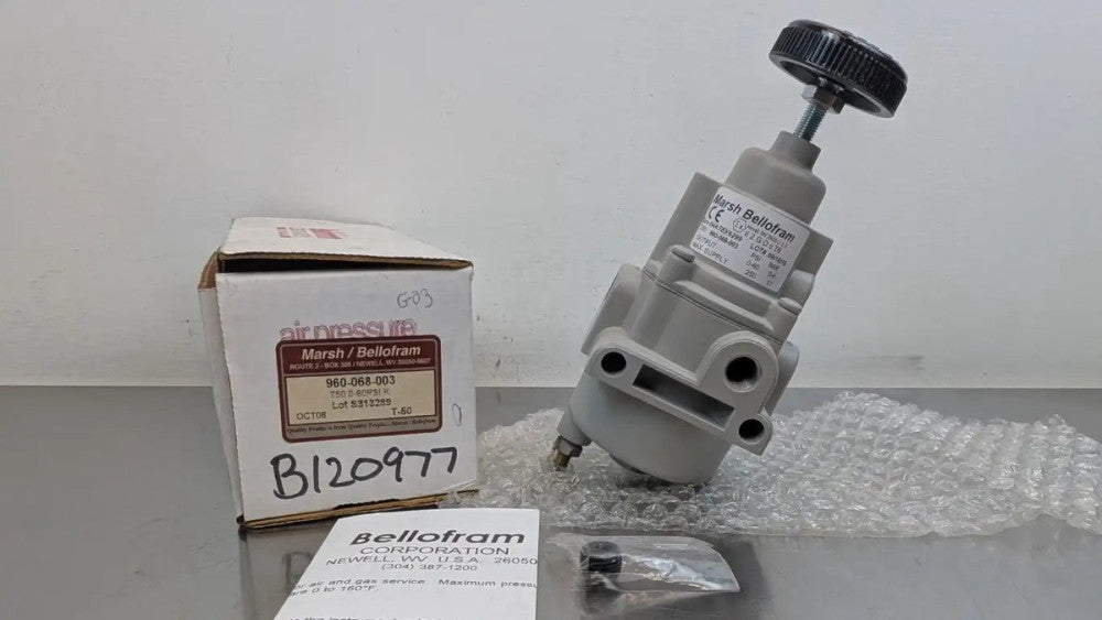 Marsh Bellofram 960-068-003 Air Pressure Regulator 0-60 PSIG 1/4"