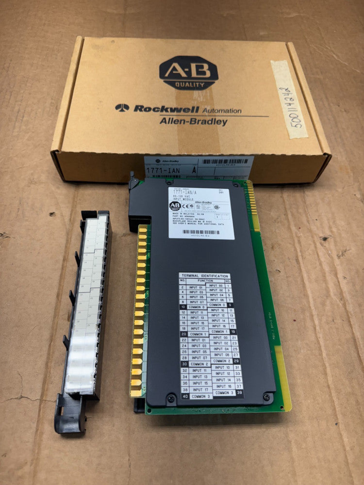 NEW IN BOX ALLEN-BRADLEY PLC-5 INPUT MODULE 1771-IAN SERIES A