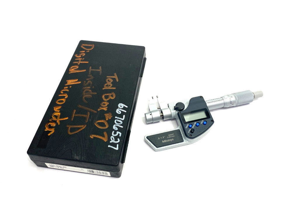 Mitutoyo 345-350-30 Digimatic Caliper-Type Ins. Micrometer IMP-1.2"MX NO BATTERY
