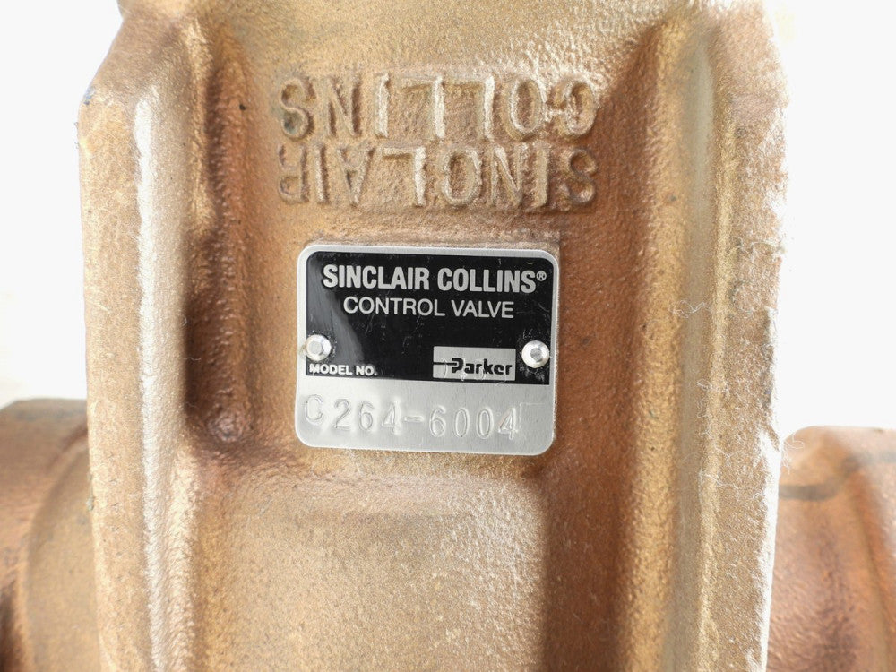 Sinclair Collins C264-6004 Process Control Valve 1-1/2", 31 Bar, -40° to +232° C