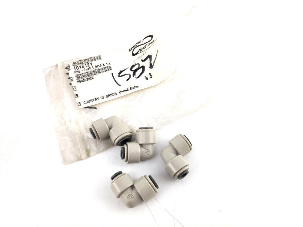 4pcs Cornelius Fitting Push L 5/16 x 1/4" 1016121 560002322