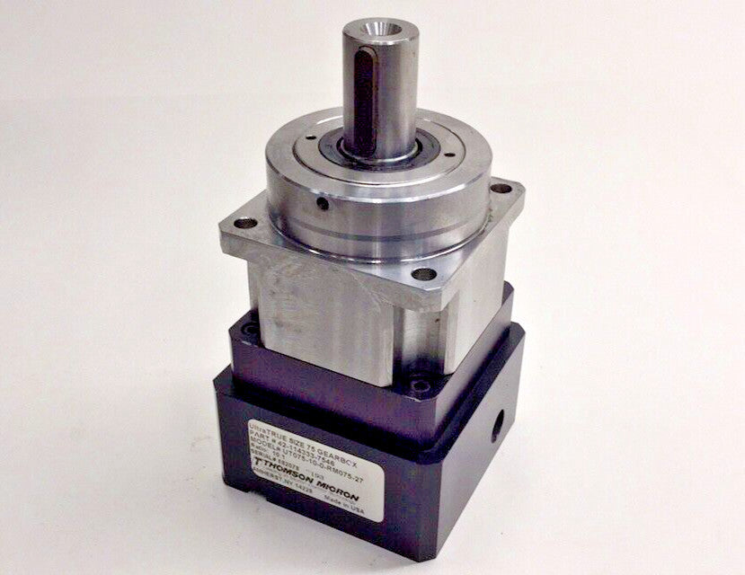 Thomson UT075-10-0-RM075-27 Used Gear Head 42-114333-7546 Micron Ratio 10:1