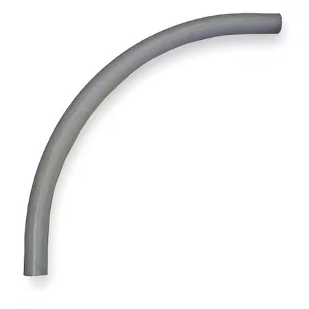 Cantex 5133847 Conduit Fitting 90 Deg Elbow, 2-1/2 In, Glue, Pvc, Pvc Coated