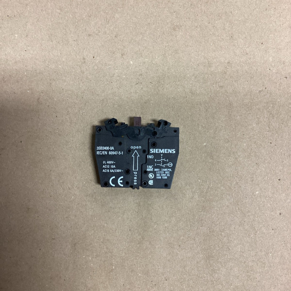Siemens 3SB3400-0A Contact Block 3SB34000A