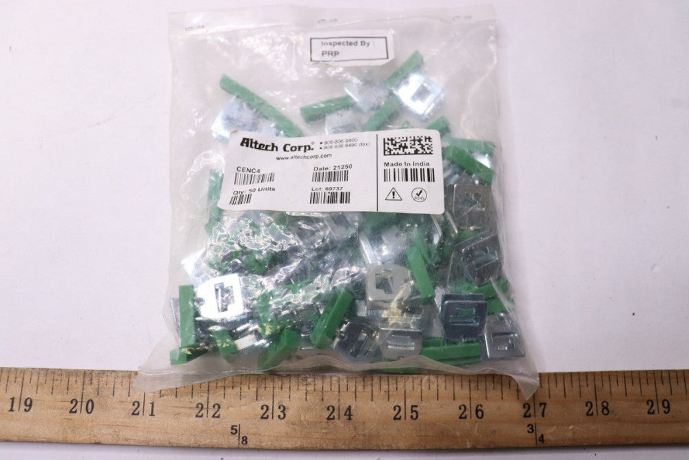 (50-Pk) Altech Corp. Terminal Block Distribution Grounding System 7.5mm CENC4