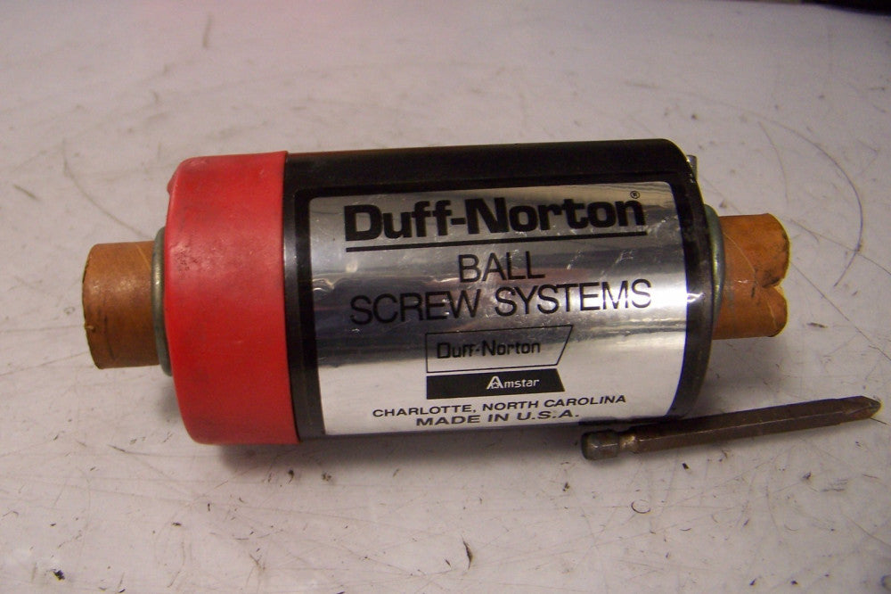 NEW DUFF NORTON 1-1/2" LIFT BALL SCREW W/ BALL NUT ROUND 2 CIRCUIT 150BN0471AY 