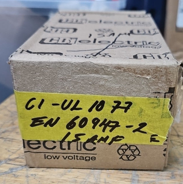 Box of 6 CBI CIRCUIT BREAKER 15A 2P UL-1077 EN-60947-2 UL1077EN60947