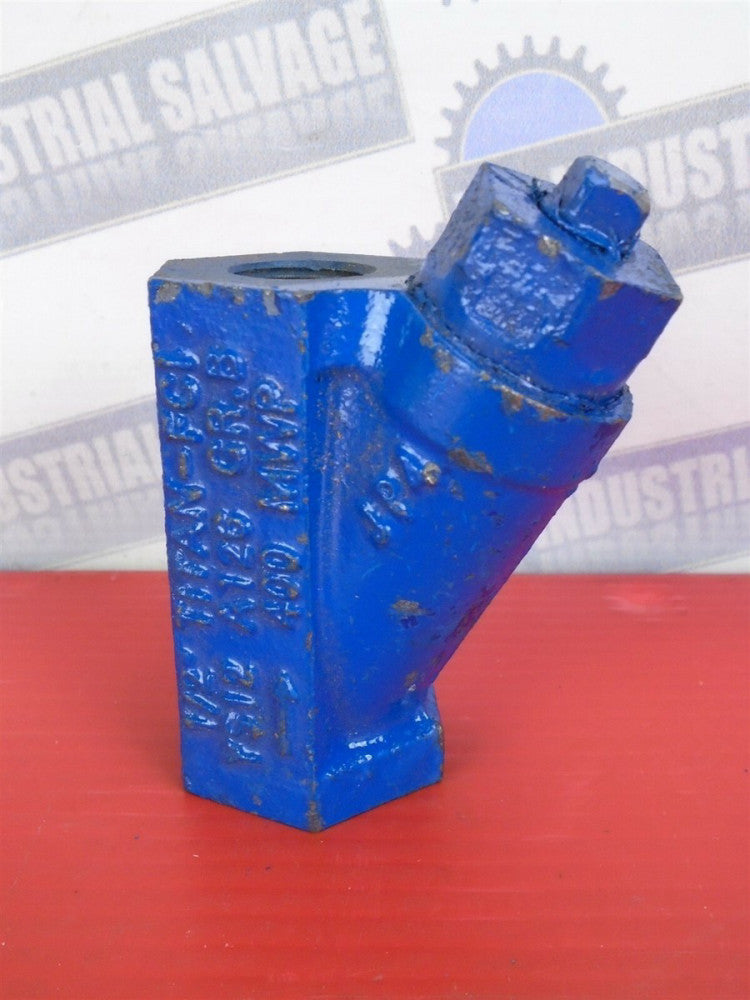 TITAN - 1/2" YS12 A126 GR.B Strainer Trap, Cast Iron, Female Threaded (NEW)