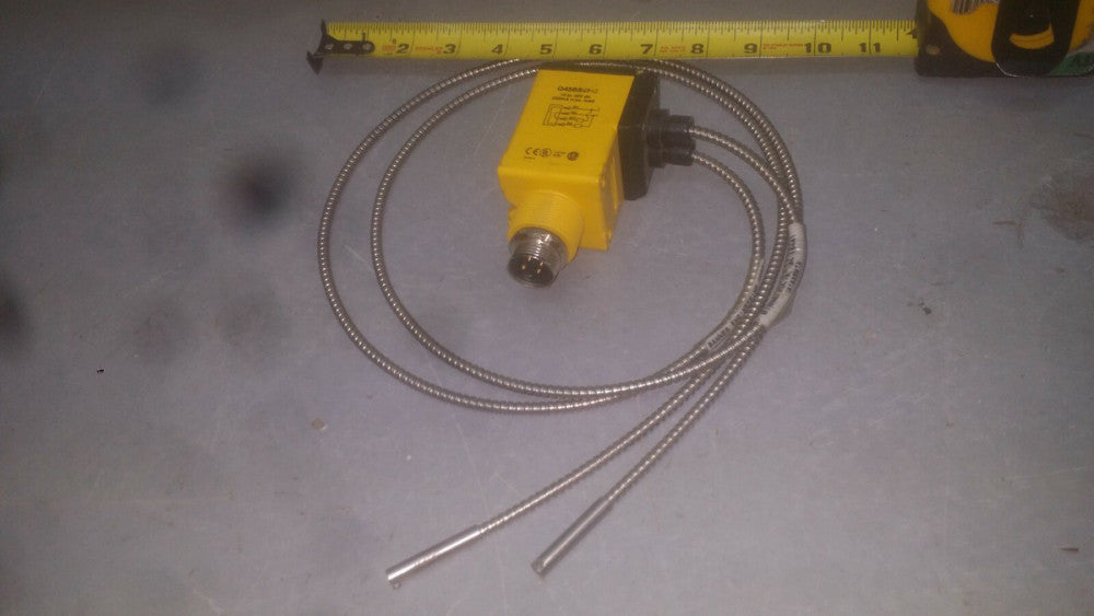 BANNER Q45BB6FQ PHOTOELECTRIC SENSOR W FIBER CABLES