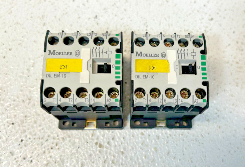Lot of 2 Moeller DIL EM-10 Contactors