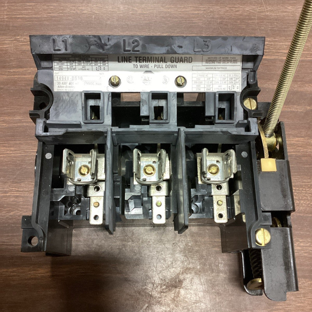 ALLEN BRADLEY 1494V-DS30 SER. A 600VAC 30A F97