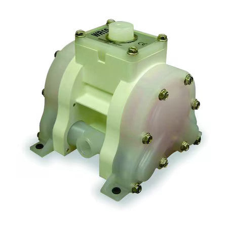 Sandpiper Wr10kp5bkk9. Double Diaphragm Pump, Kynar(R), Air Operated, Ptfe, 6.8