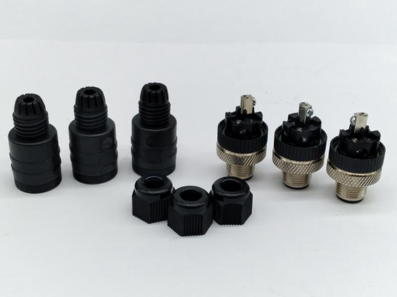 NEW Lumberg M12 Connector Plug 5-Pin Straight Lot of 3