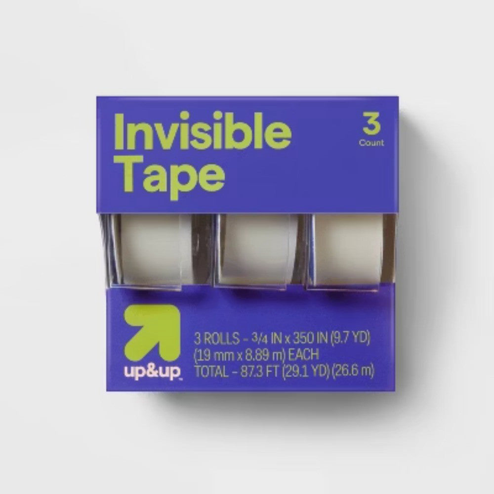 3pk Invisible Tape