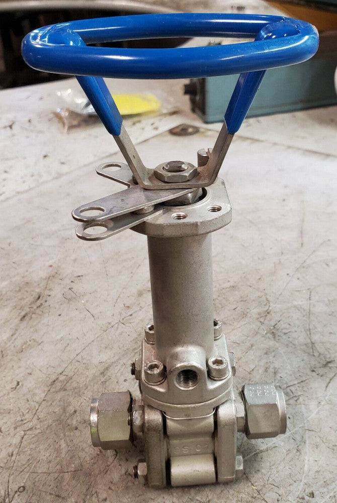 NEW SVF 1/2"-1000 TUBE FITTING STAINLESS STEEL BALL VALVE LONG STEM L8 6666 TTBL