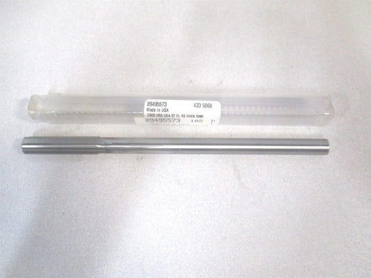 (09495573) 0.506 " 6 Flute Straight Shank Straight Flute HSS Chucking Reamer