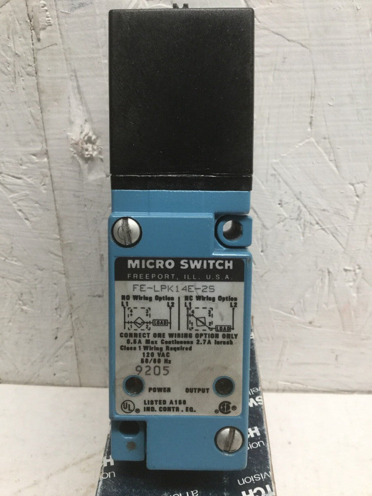 Honeywell Micro Switch FE-LPK14E-2S 9205 120VAC 50/60Hz 