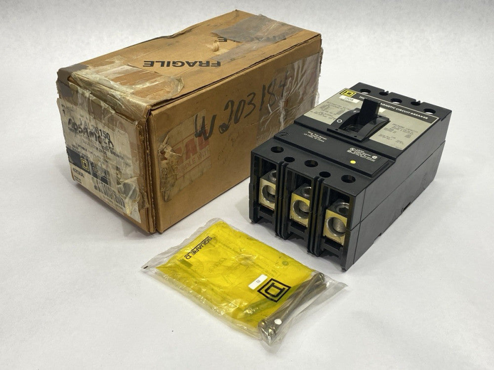 Square D KAL36150 Thermal Magnetic Circuit Breaker 3-Pole 150A 600V 250VDC