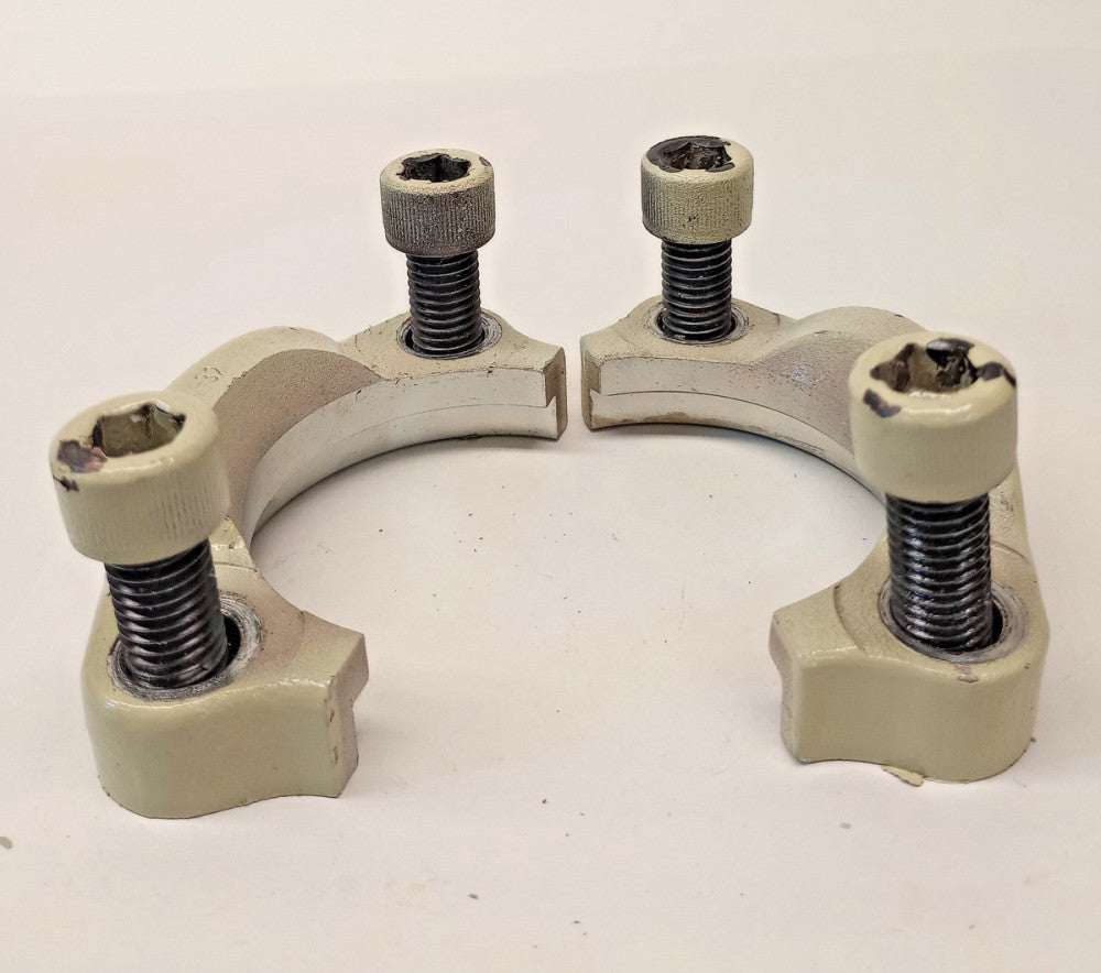Clamp 32 Used Split Flange Halves 2-inch (2-halves) M12-1.75 x 35mm