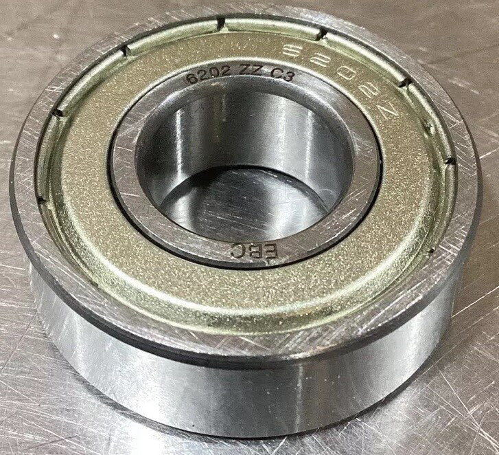 EBC 6202-ZZ C3 Metal Shield Ball Bearing, NOS Surplus