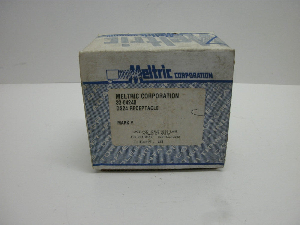 MELTRIC 33-04240 DS24 RECEPTACLE 5 AMP 480V MAX 20A-30A NEW IN BOX