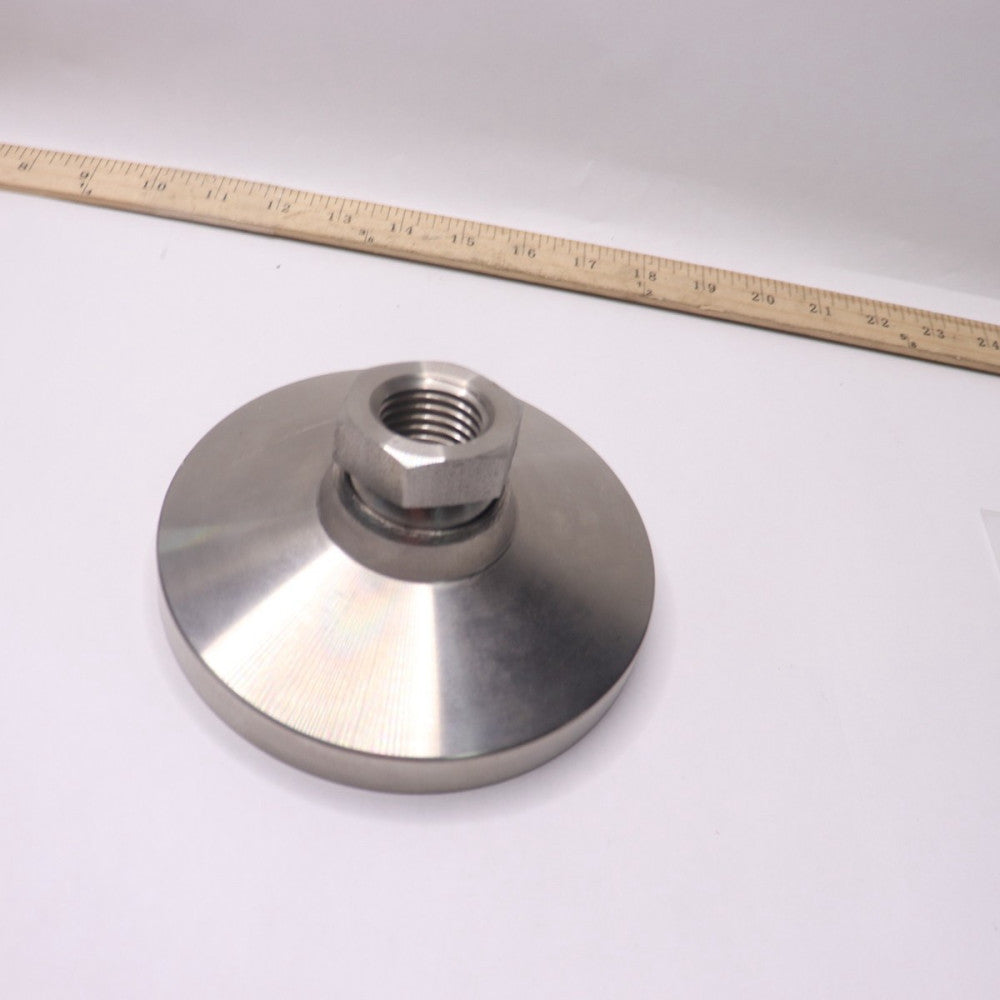Tapped Pivotal Leveling Mount Stainless Steel Stud #1-8 Thread