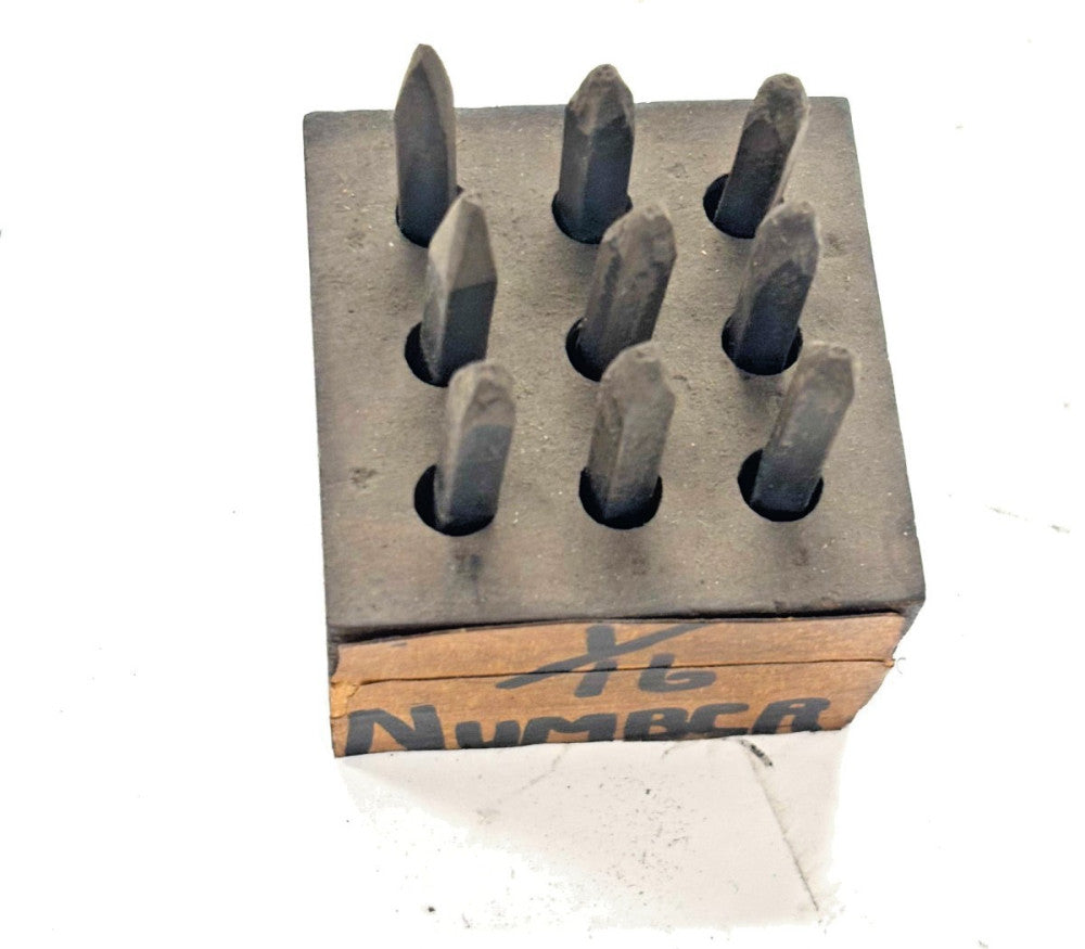 1/16" STEEL HAND HELD NUMBER STAMPS