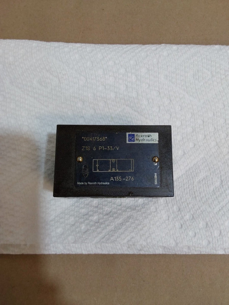 Rexroth 00417568 Z1S 6 P1-33/V P1-33V Hydraulic Check Valve