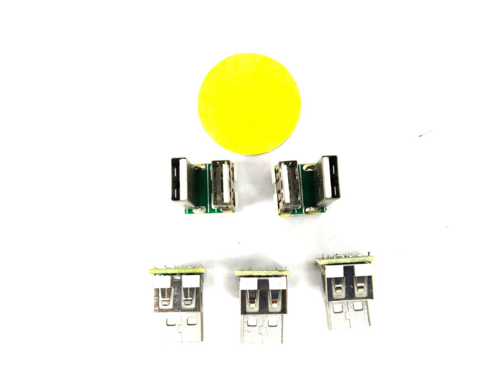 DOUBLE USB CIRCUIT BOARD PORT LOT OF 5