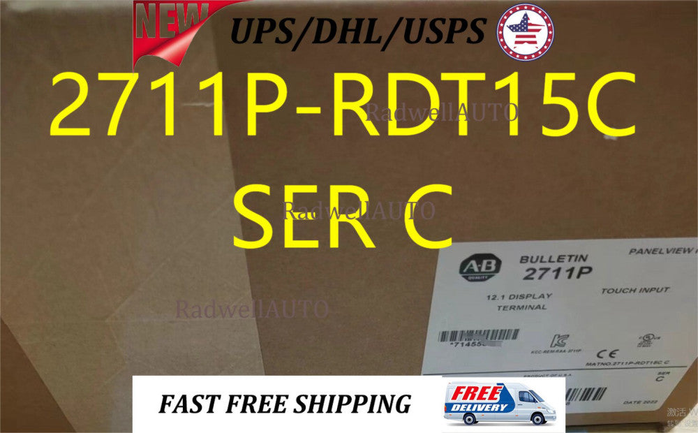 NEW ALLEN BRADLEY Sealed 2711P-RDT15C 1 year Warranty free ship2711PRDT15C
