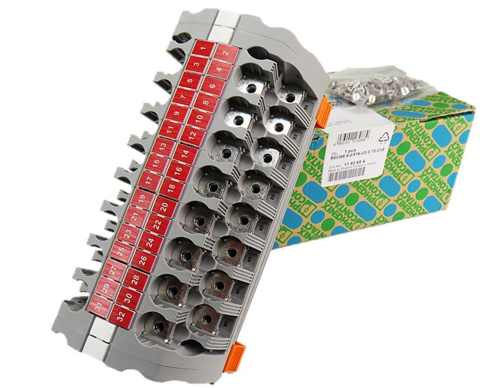 Phoenix Contact RSCWE 6-3/X16-US S TS-CV8 Terminal Block RSCWE 6-3/16 NEW IN BOX